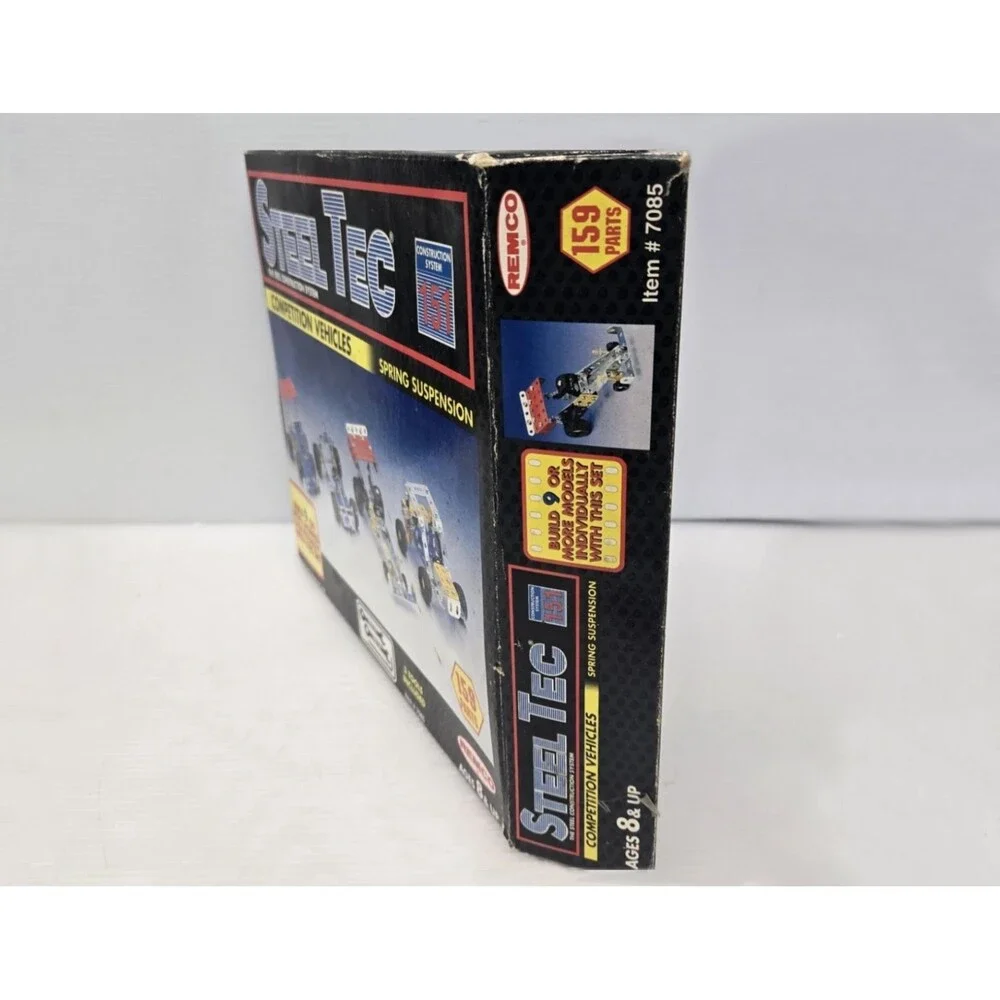 Remco Steel Tec Competition Vehicles Construction System Set 7085 Incomplete Vtg